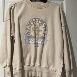 Grateful Dead Cream Sweatshirt